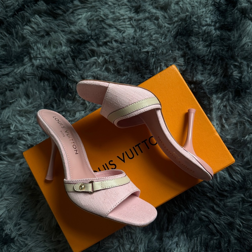 Louis Vuitton Blush Pink Heels